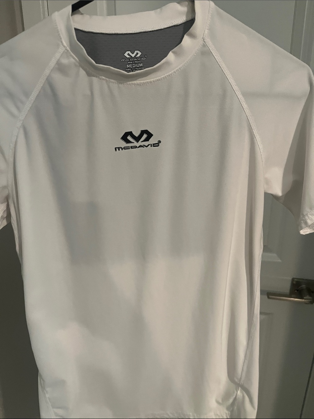 Men’s White Performance Swim Top